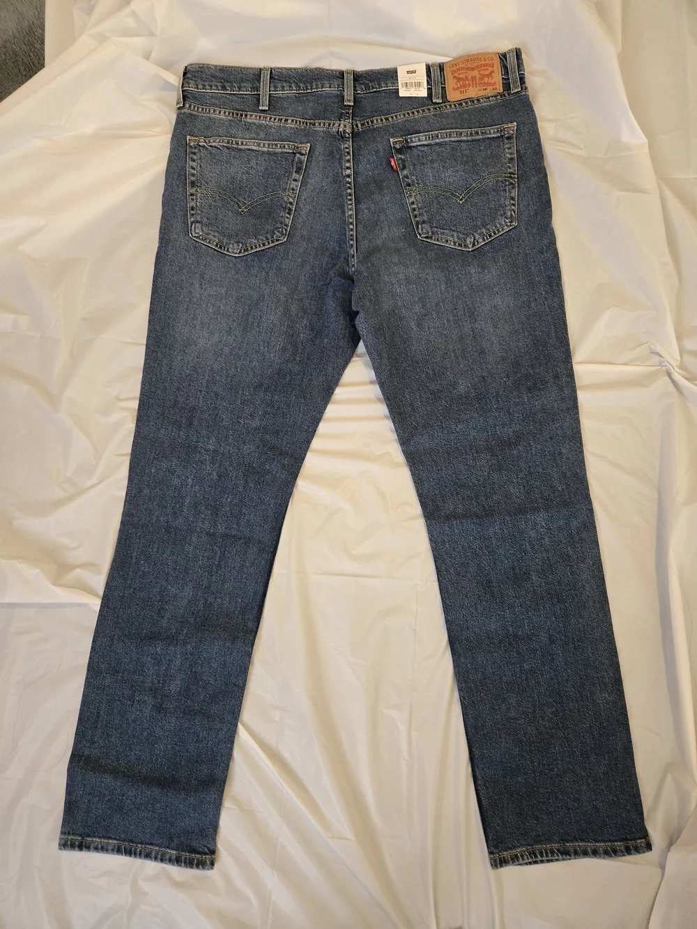 Levi's Men 511 Slim Stretch Blue Jeans 38x32